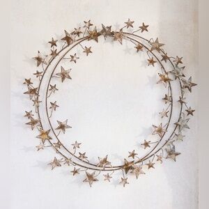 🎸TERRAIN🎸🔥NWT🔥Aged Iron Star Wreath🔮KNOW what your wreath will look like!!!🔮